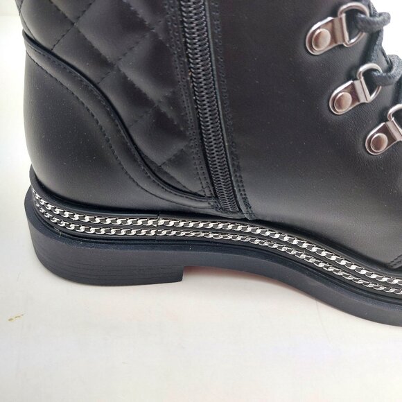 New York & Company Women's Katelynn Bootie Casual, Lace Up, Round Toe - Size 8 - Picture 8 of 15